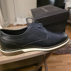 Classic Black Leather Oxfords by Johnston & Murphy